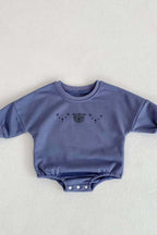 Joy Bear Bodysuit, White, Purple or Blue