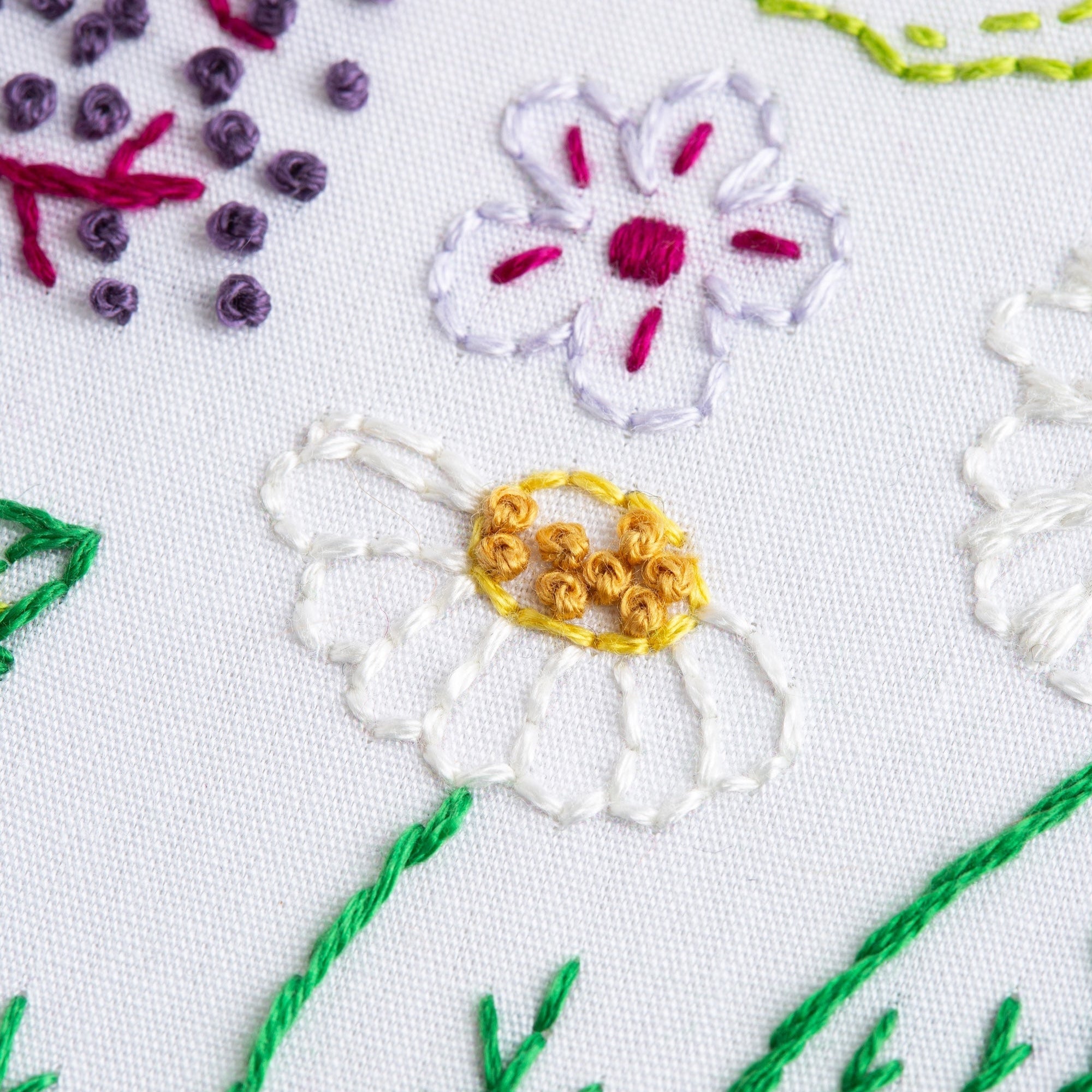 Herbarium Botanical Embroidery Kit for Beginners