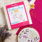 Highland Heathers Embroidery Kit for Beginners