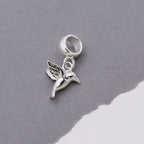 Hummingbird Silver Charm