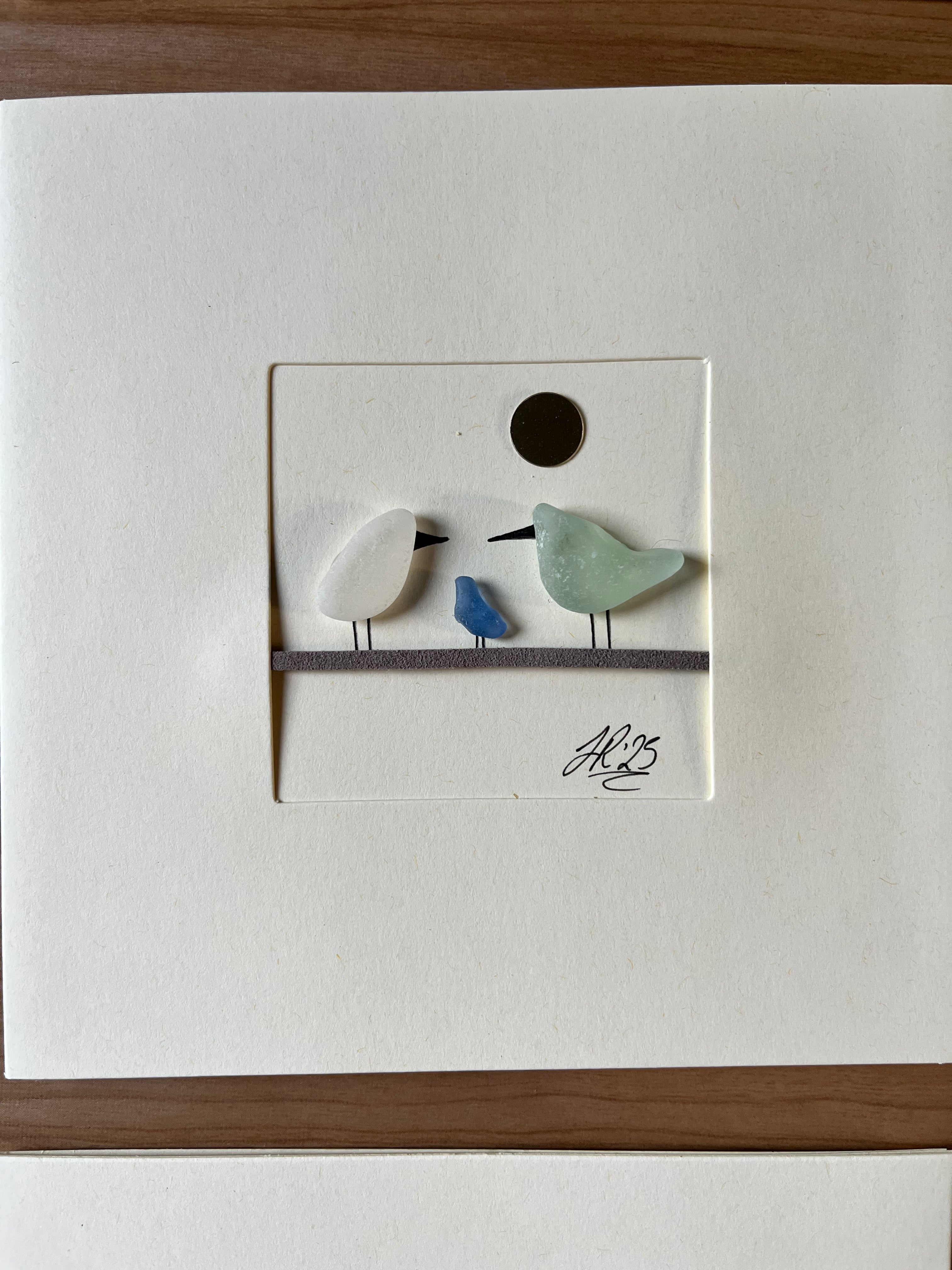 Little Bird Family - Blank Card