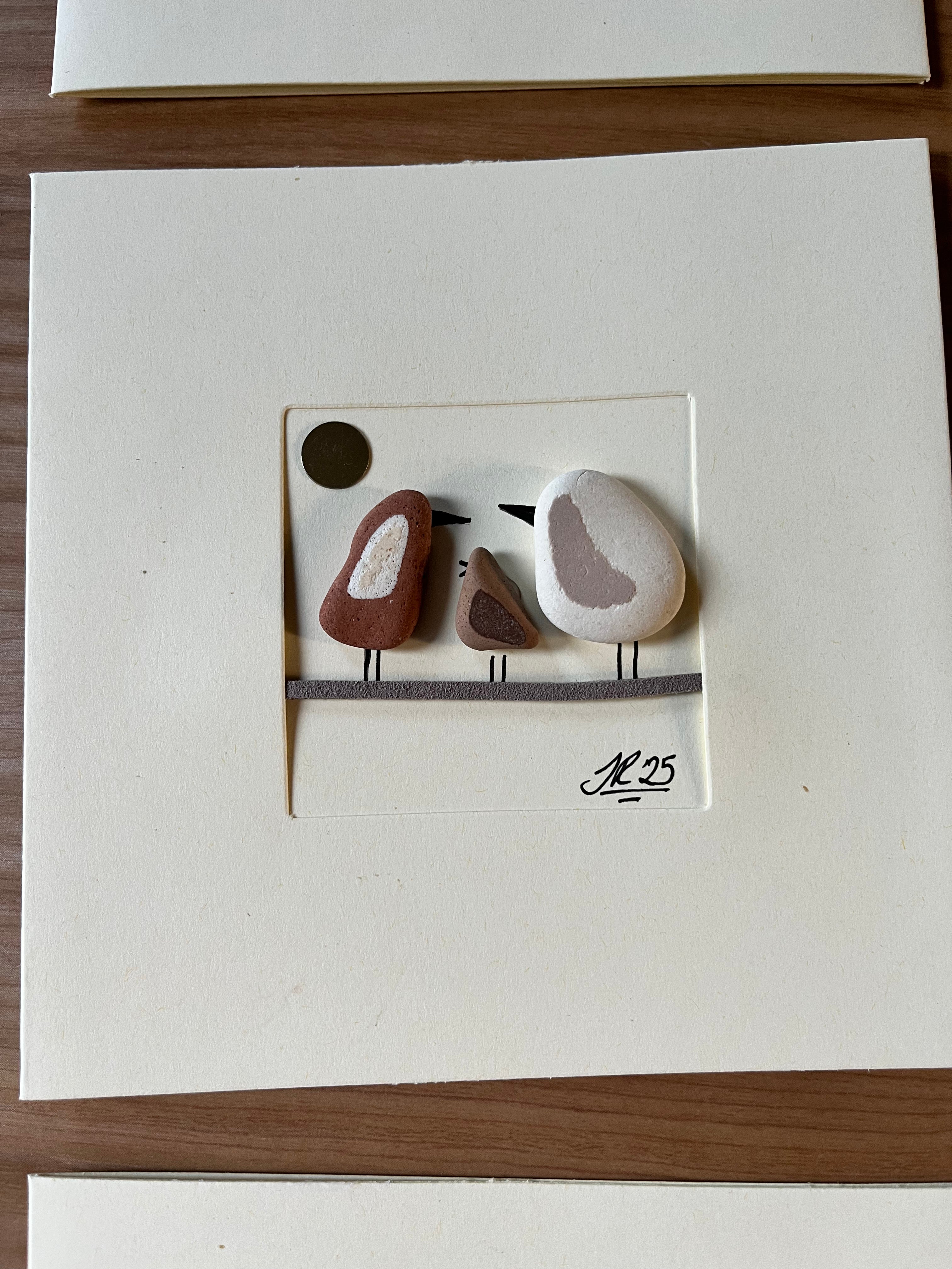 Little Bird Family - Blank Card