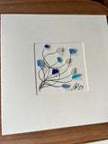 Abstract colours - Blank Card