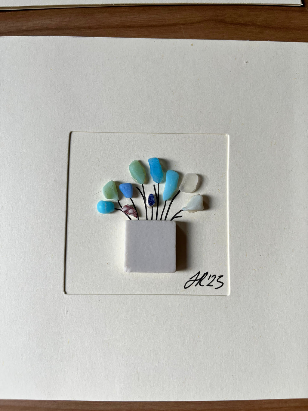 Flower Pot- Blank Card