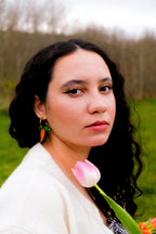 Carrot Hoop Earrings