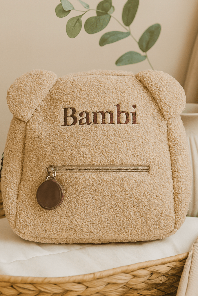 The Bear Backpack Bag Personalised