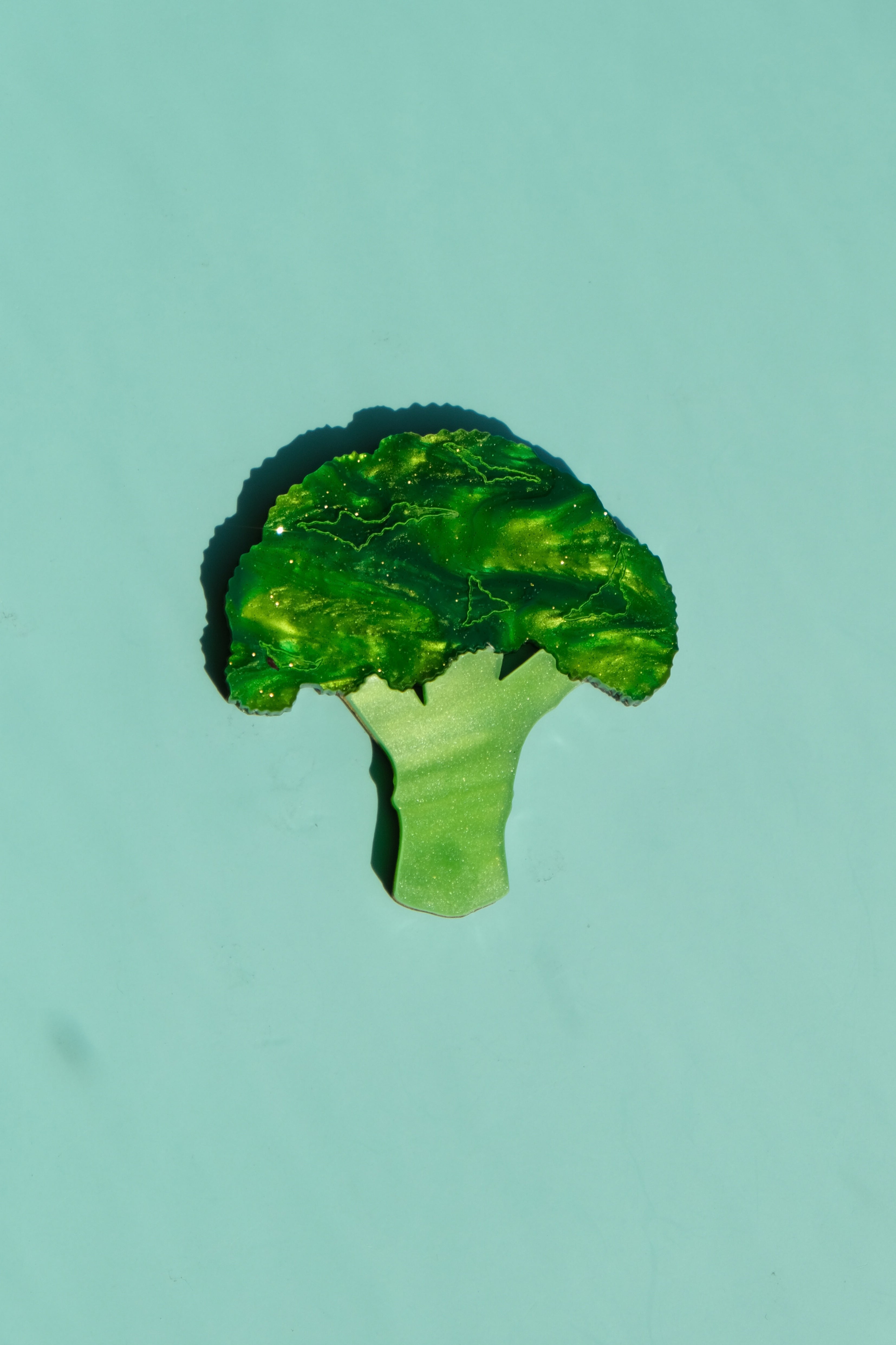 Broccoli and Carrot Veggie Hair Clips - Set of 2