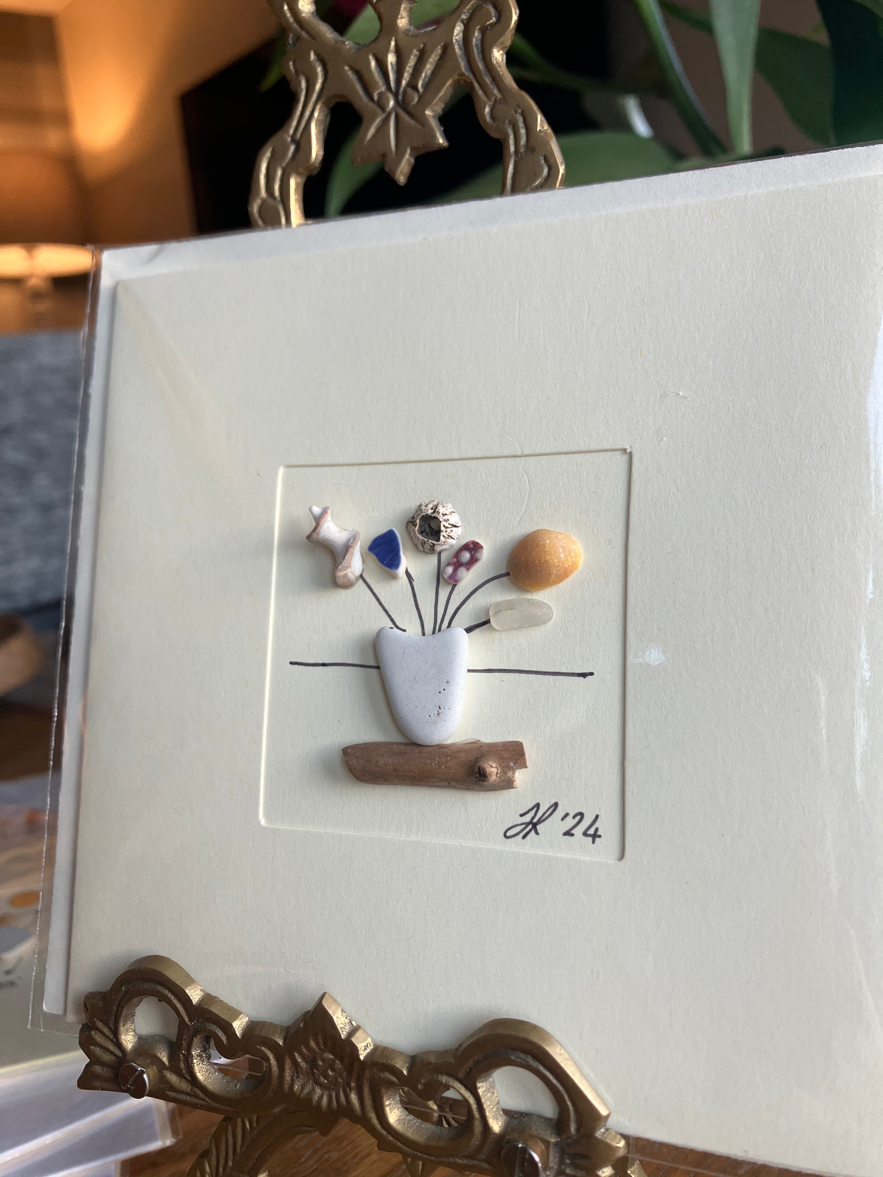 Flower Pot- Blank Card