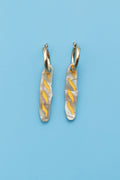 Baguette Hoop Earrings