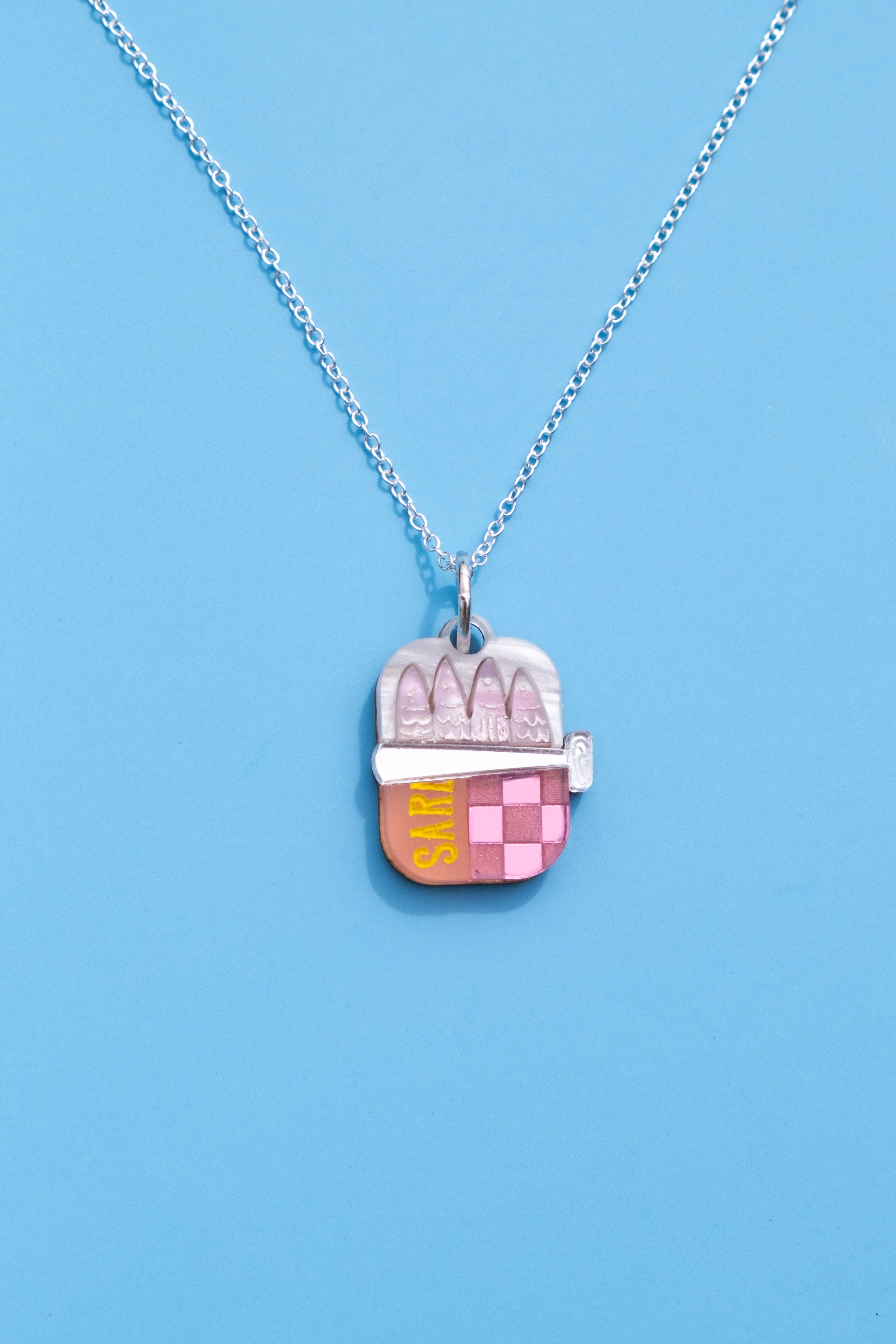 Sardines Tin Necklace