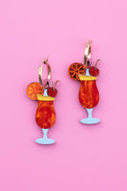 Love on the Beach Hoop Earrings