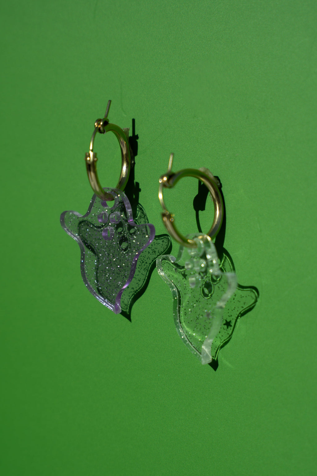 Ghost Hoop Earrings