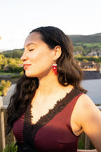 Blood Bag Hoop Earrings