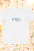 TWO cute 2nd Birthday T-Shirt Personalised