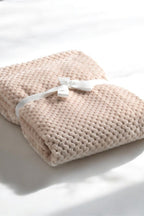Customized Cocole Beige Baby Blanket - Plush Microfiber