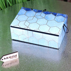 Konark Geometric glass Jewellery Box