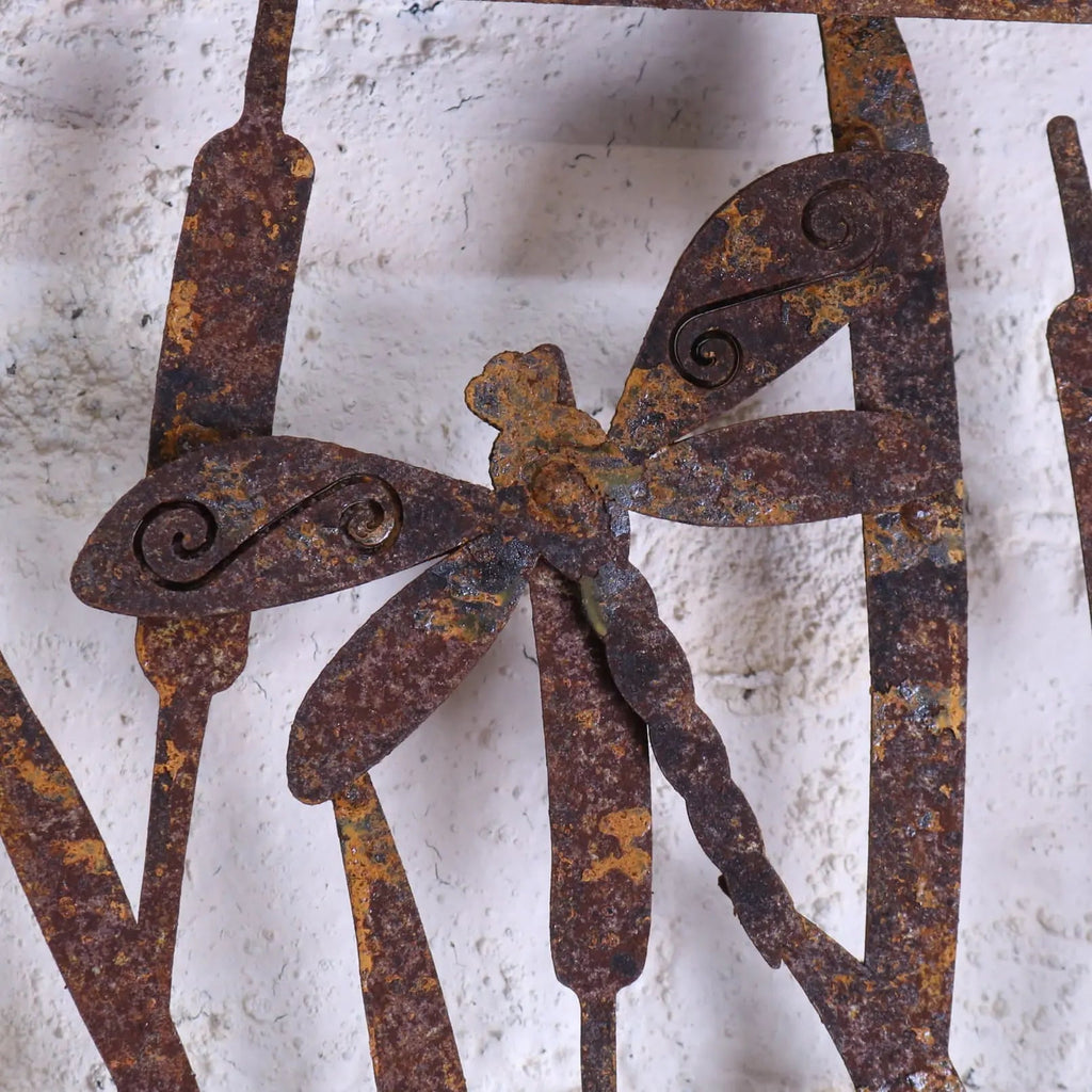 Alibag Rustic Metal Garden Wall Art