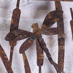 Alibag Rustic Metal Garden Wall Art