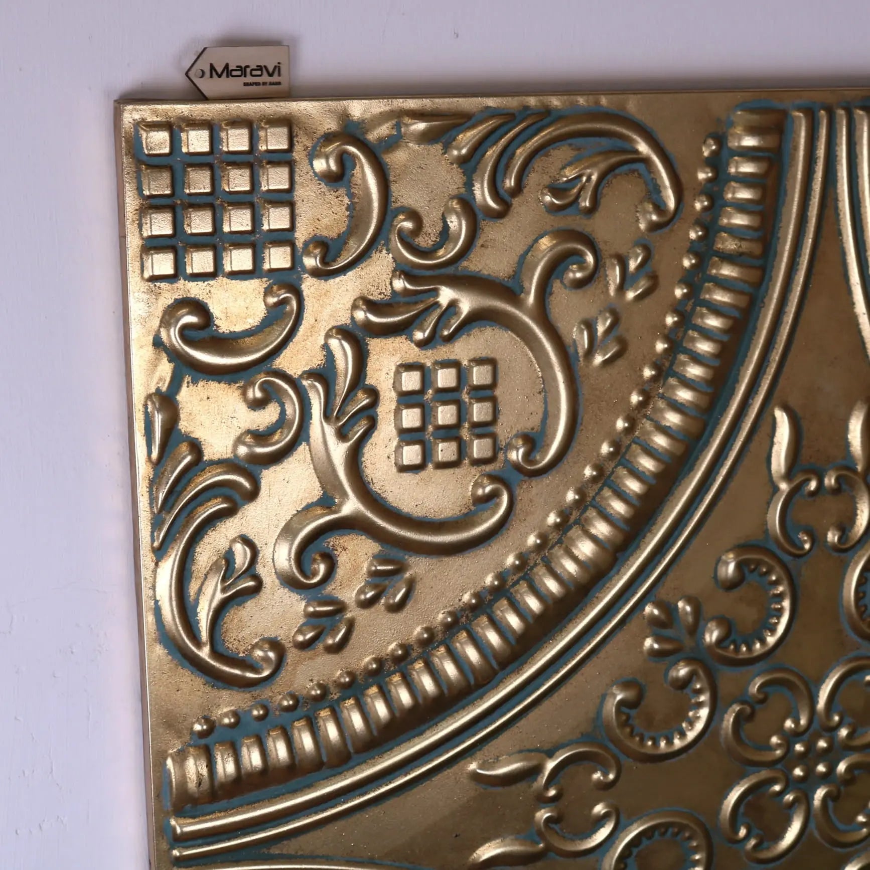 Pushkar Majesty Gold Wall Art Metal