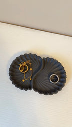 Scallop Twin Trinket Dish