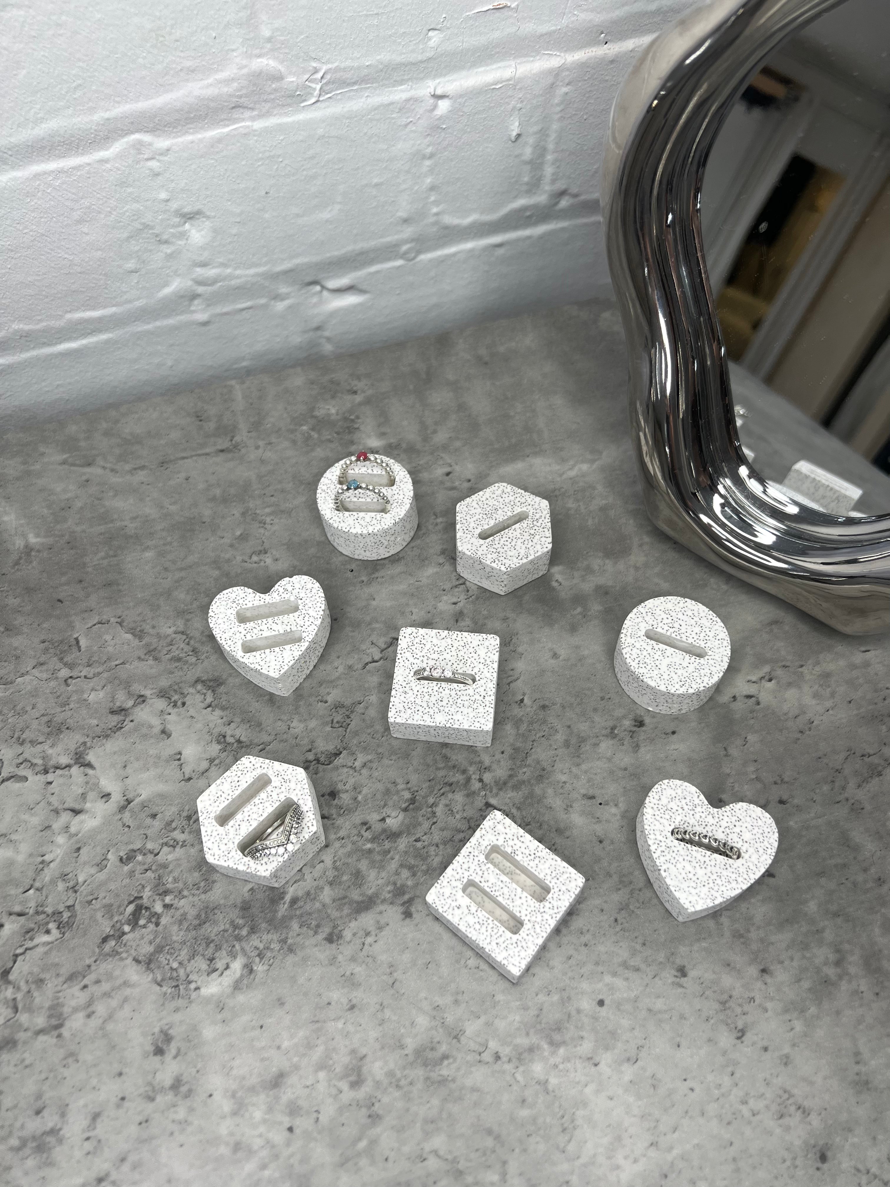 ring holders - stone