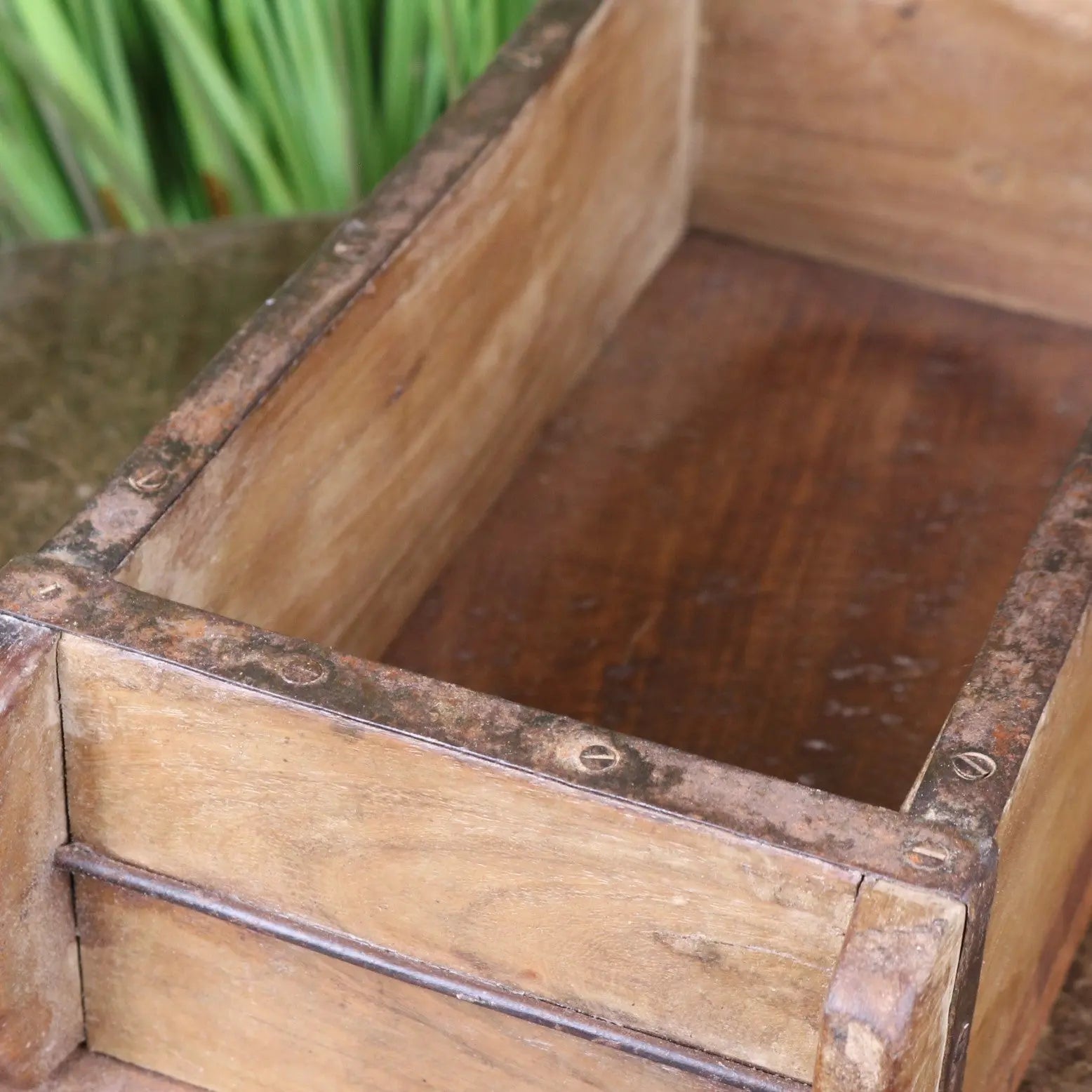 Vintage Brick Mould Wooden Rustic