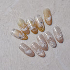 Hello Claws | Spring White Flower 5D Diamond Nail Deco Sticker