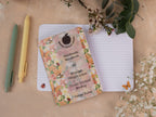A6 Handmade Notebook with Spring Meadow Design