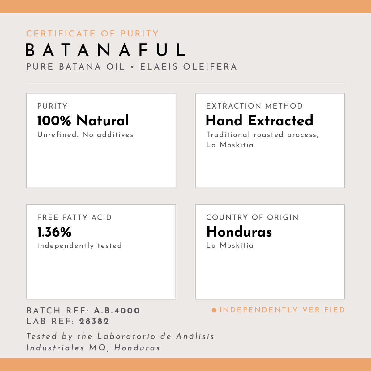 Pure Batana Oil 100ml — The Original, 100% Pure Oil from Honduras