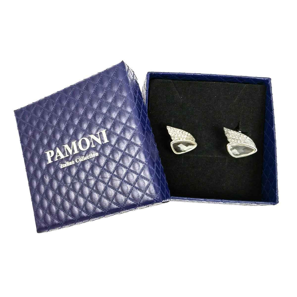 Silver Wing Gemstone Cufflinks