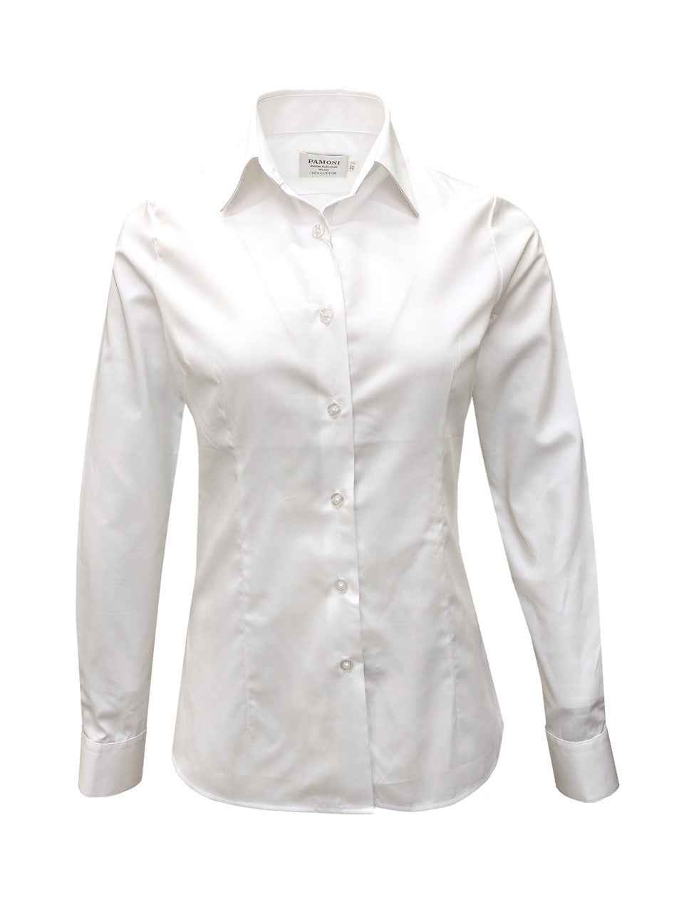 Women's Classic White Fitted Shirt
