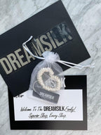 Champagne Silk Scrunchie - Skinny