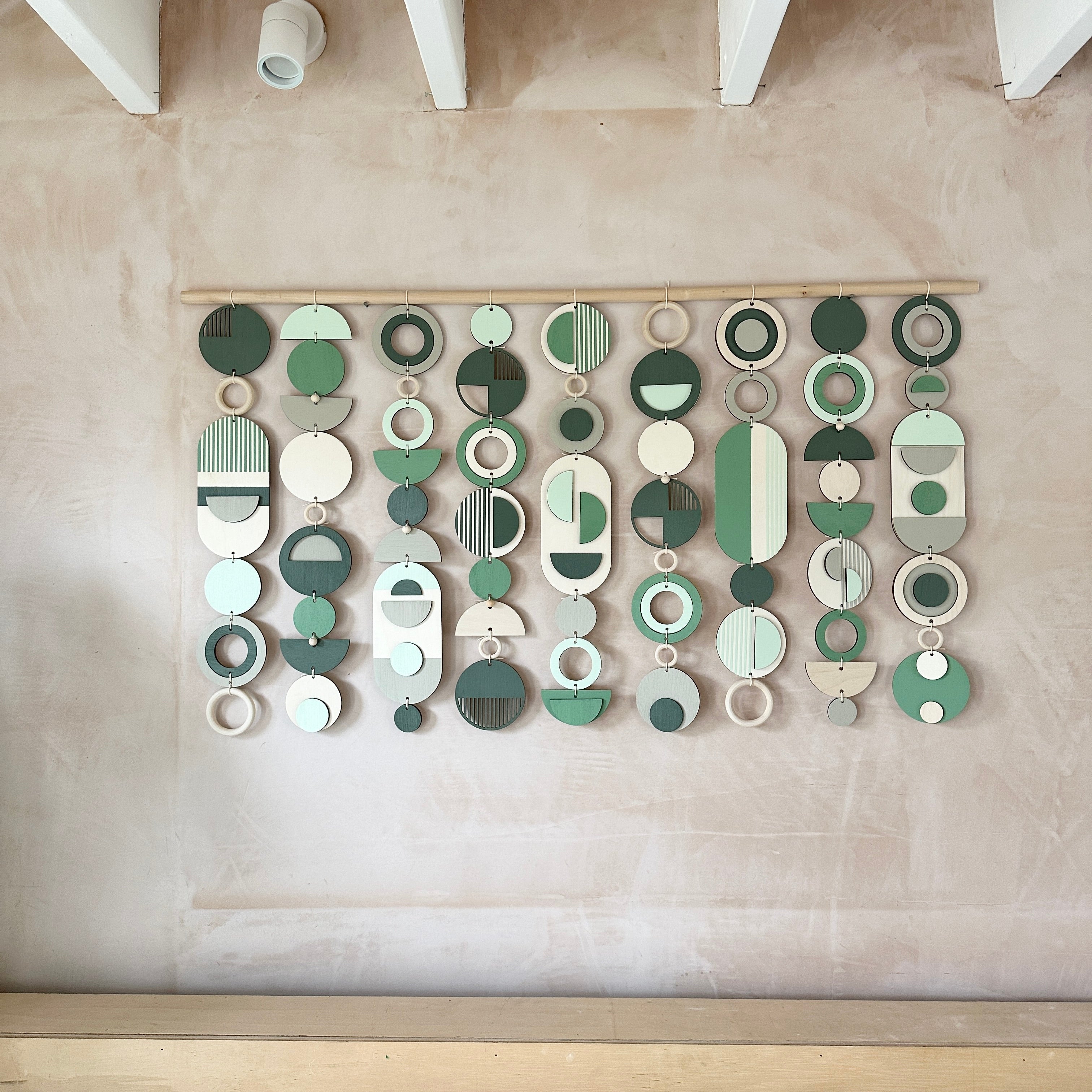 Green Wall Art - Home Decor - Modern Wall Art  - Large Centre Piece Art - Wall Tapestry