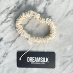 Champagne Silk Scrunchie - Skinny