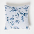 Birds and Roses cotton throw cushion