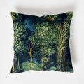 Forbidden forest velvet throw cushion
