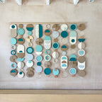 Blue Costal Wall Art - Home Decor - Centre Piece Art - Wall Tapestry - Blue Art