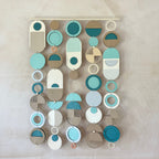 Blue Costal Wall Art - Home Decor - Large Centre Piece Art - Wall Tapestry - Large Tapestry - Blue Art
