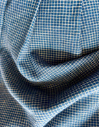hanna shirt | indigo grid