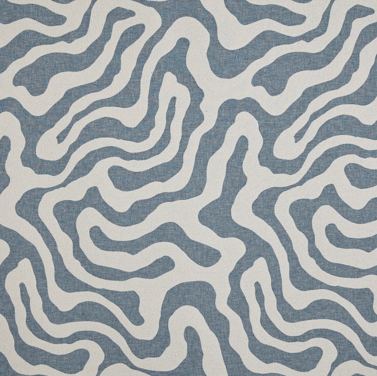 Blue wiggle throw cushion, scatter cushions