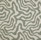 Green Wiggle Textured Steep Empire Lampshade | Handmade Ceiling Light Shade | UK