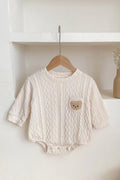 Autumn Bear Bodysuit, Green, White or Brown