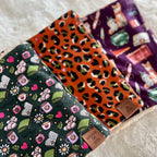 Burnt Orange Leopard Dog Snood