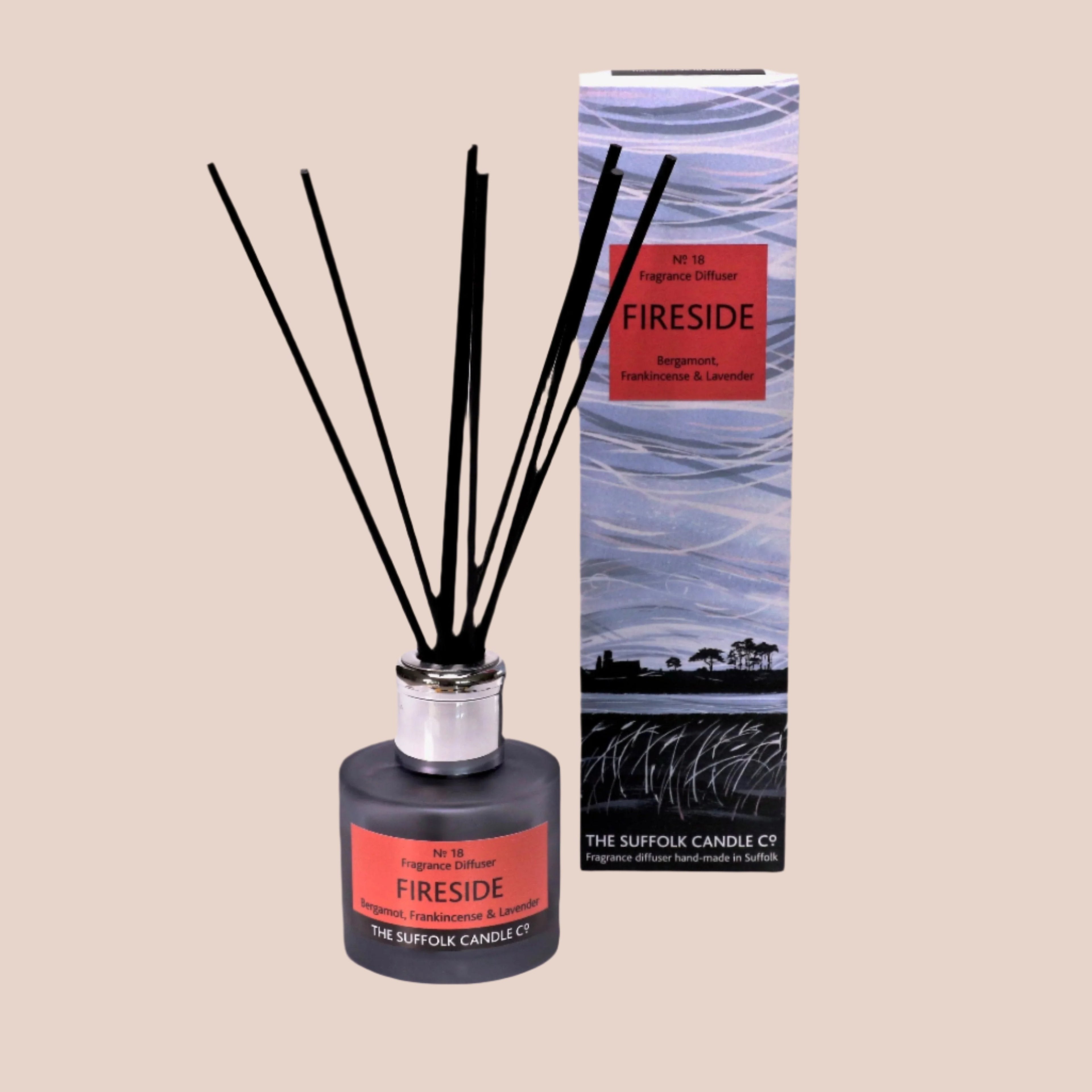 FIRESIDE - Bergamot, Frankincense and Lavender - Diffuser - 100ml
