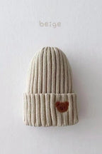 Knitted Bear Beanie Hats Multiple Colours