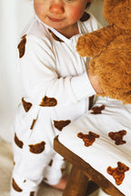 Dreamy Bear Bamboo & Organic Cotton Zip Sleepsuit One Piece