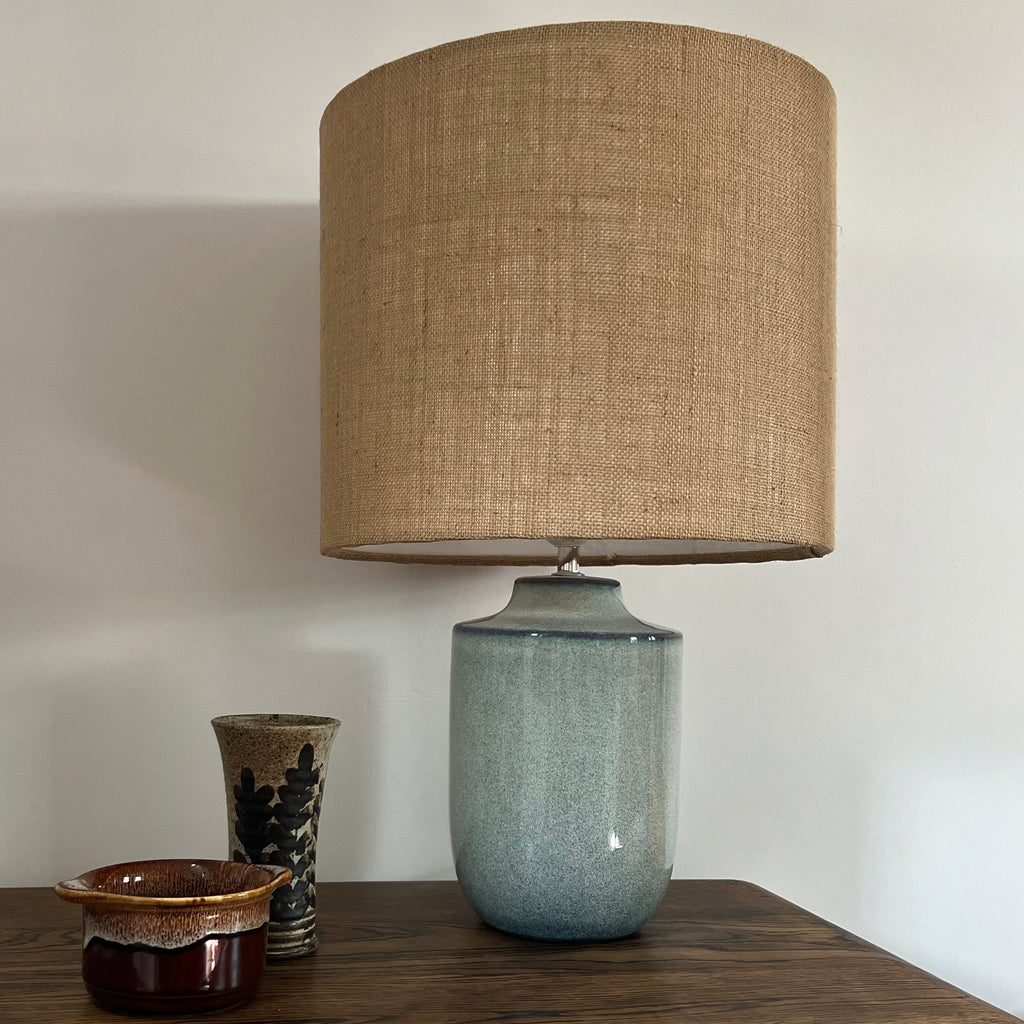 Hessian Drum Lampshade | Ceiling Light Shade | Bespoke Handmade UK