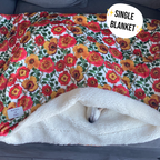 Blushing Leopard Snuggle Blanket