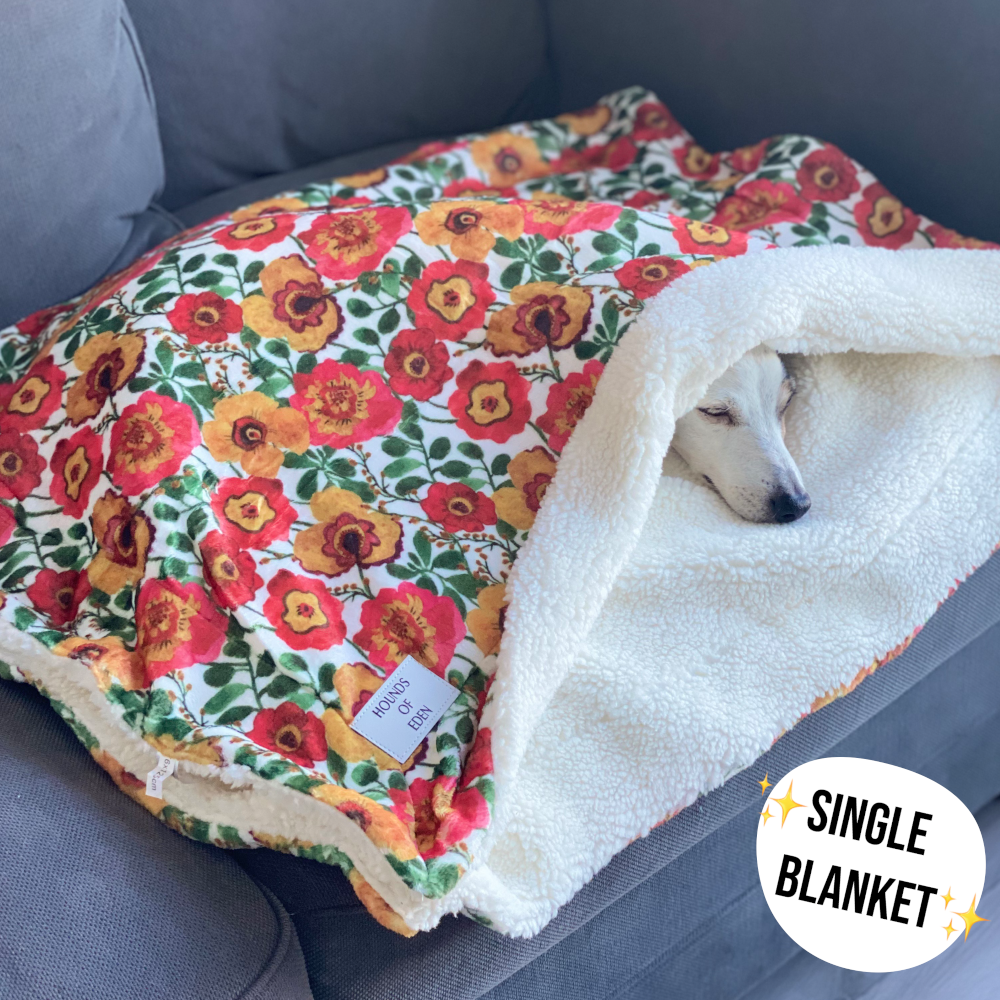 Blushing Leopard Snuggle Blanket
