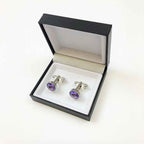 Round Gemstone Cufflinks